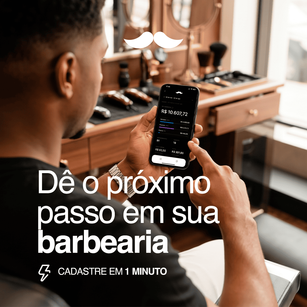 Dê o próximo passo em sua barbearia — cadastre em 1 minuto